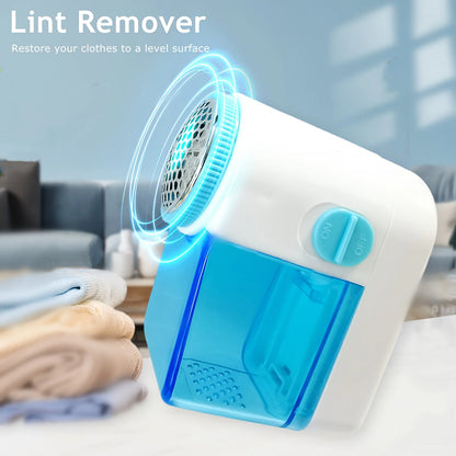 Electric Lint Remover - Battery Powered Hairball Trimmer for Clothes and Furniture - Easily Removes Lint and Hairballs Beauty World Shop