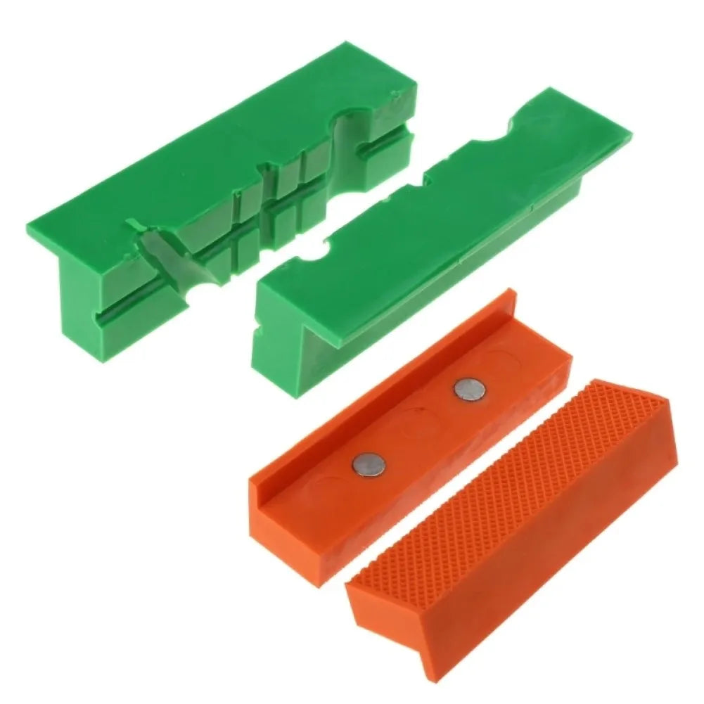 2pcs 4/5/6 Inch Magnetic Soft Pad Jaw Rubber For Metal Vise Bench Machine Tools For Metal Vise Bench Machine Tools Beauty World Shop
