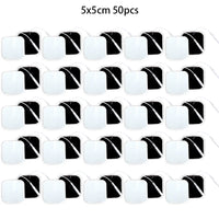 50pcs 5x5cm white