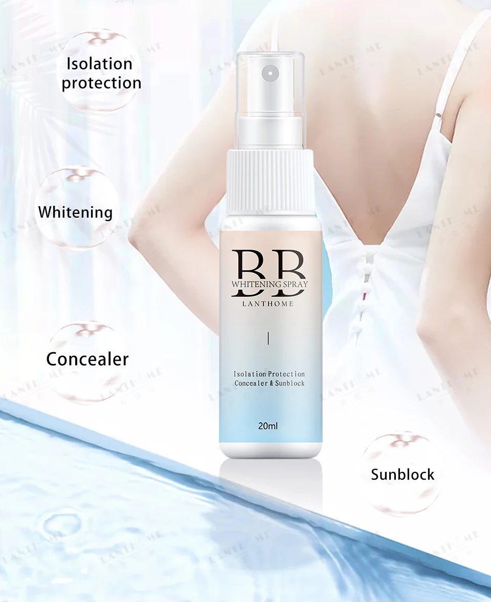 BB Whitening Spray Skin Brightening Moisturizing BB Cream Face Foundation Nourishing Skin Care Beauty Cosmetics Beauty World Shop