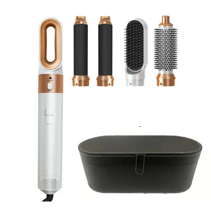 5 in 1 Hair Dryer Brush Hot Comb Set Professional Curling Iron Hair Straightener Styling Tool For Professional Hair Dryer Beauty World Shop