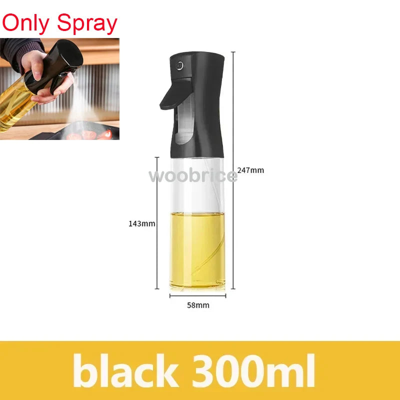 2in1 Kitchen Spray Oil Dispenser Oil Sprayer Polisher Or Only Brush Spray for Air Fryer Salad Grilling Roasting Cooking Kitchen Beauty World Shop