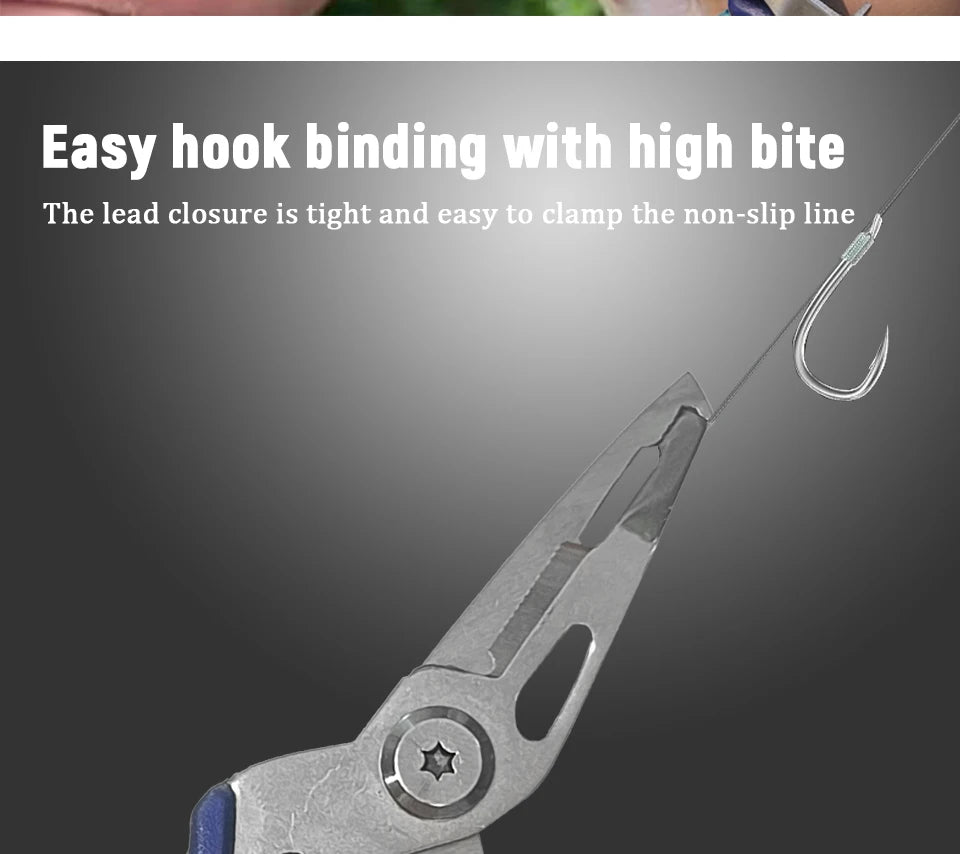 Fishing Lure Plier Scissors Return Spring Latch Bend Design Comfortable Handle Needle Nose Pliers Eagle Nose Pliers Orange Beauty World Shop