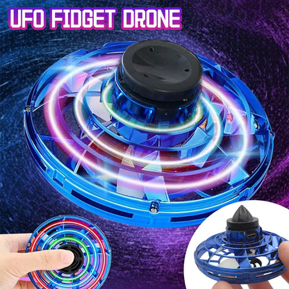 NEW LED Flying UFO Spinner Fingertip, Upgrade Flight Helicopter Gyro Flyorb Hover Ball, Mini Drone Aircraft Toy, Christmas Gift Beauty World Shop