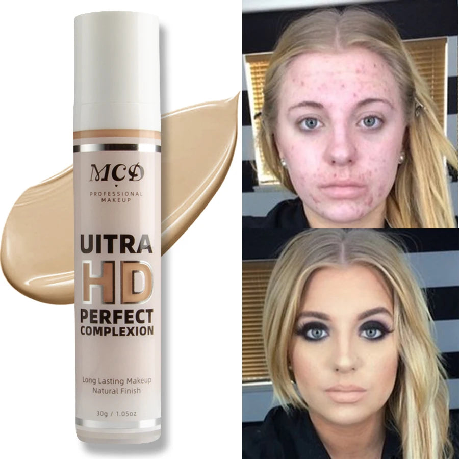9 Shade Full Coverage Concealer Liquid Foundation  makeup high coverage  Base makeup  cushion Foundation cream  Natural Matte Beauty World Shop