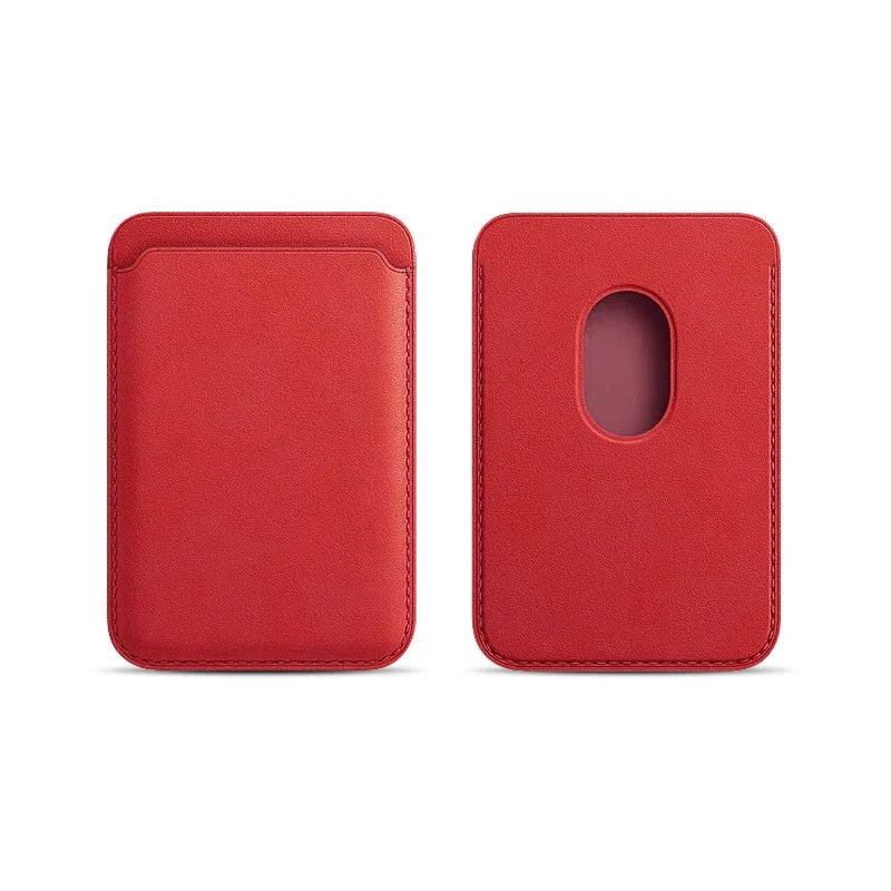 Magnetic MagSafe Wallet - PU Leather Card Holder Case for IPhone 12/13/14/15/16, Slim MagSafe Accessory with Card Storage Beauty World Shop