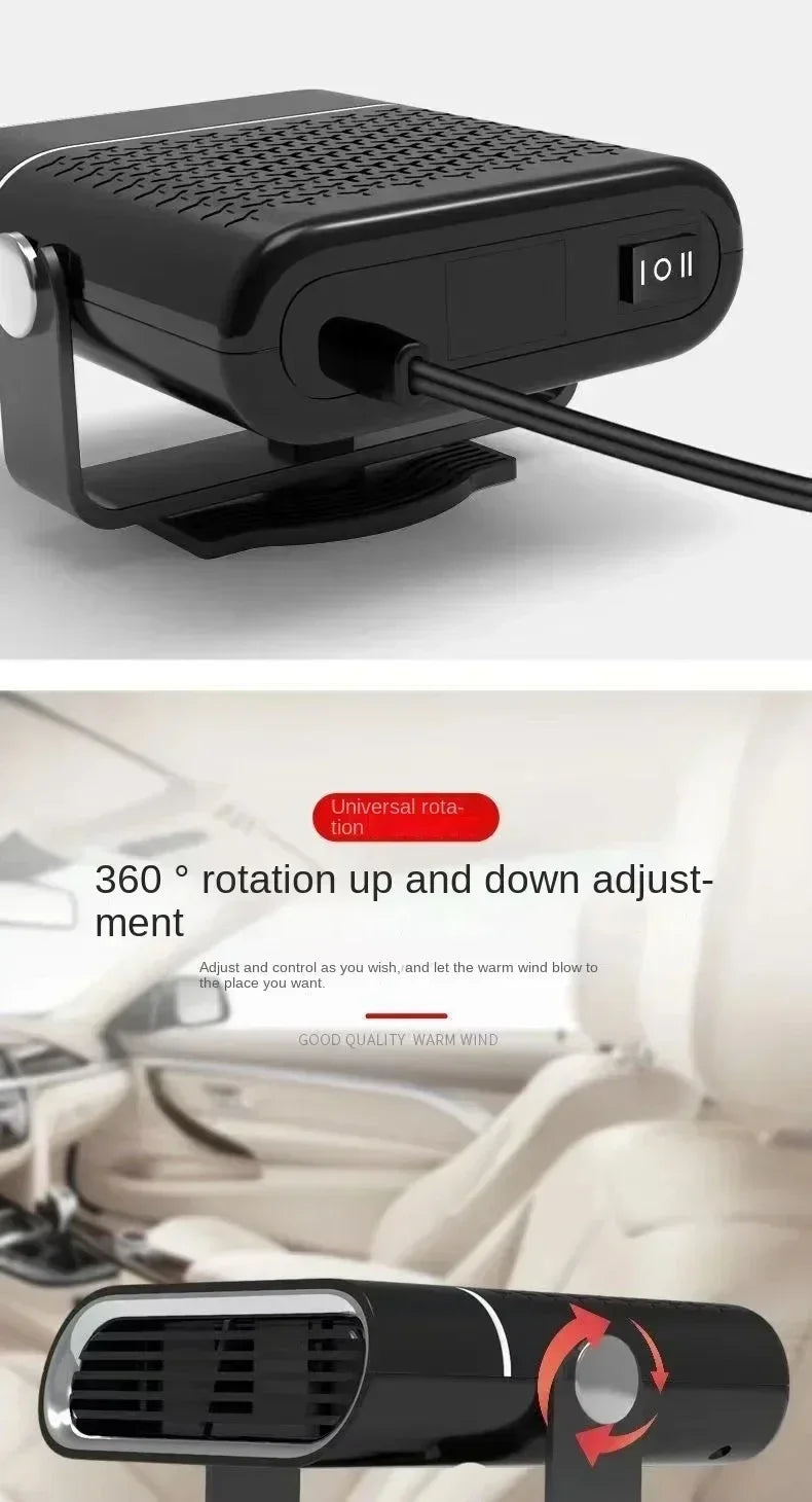 Car Heater Portable Car 24v Heater Windshield Automatic Defogging Defrost Fast Heater 12v Household Electric Heater 2026 New