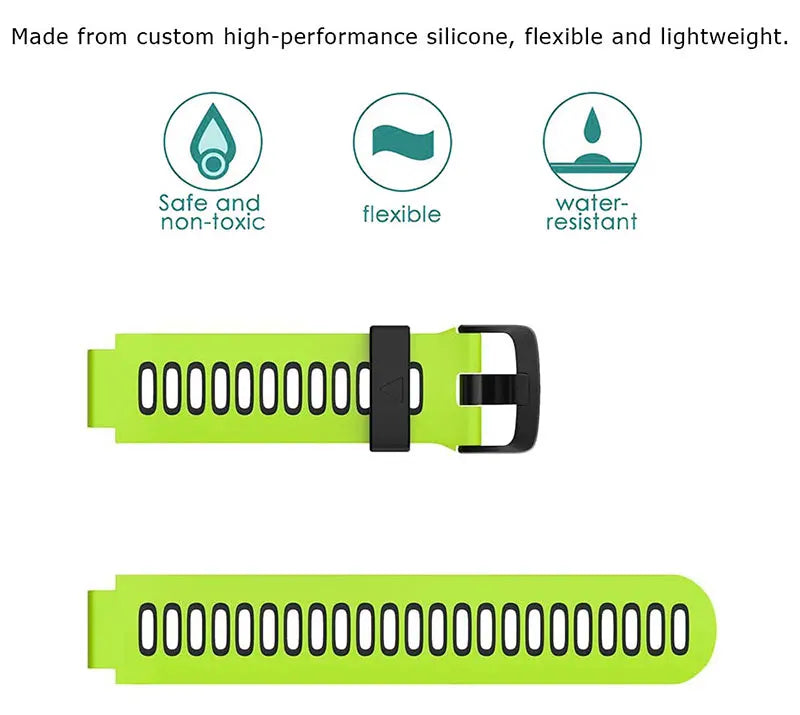 Watchband For Garmin Forerunner 735XT Silicone Wristband Smartwatch Band For Forerunner 735 220 230 235 620 630 Bracelet Strap