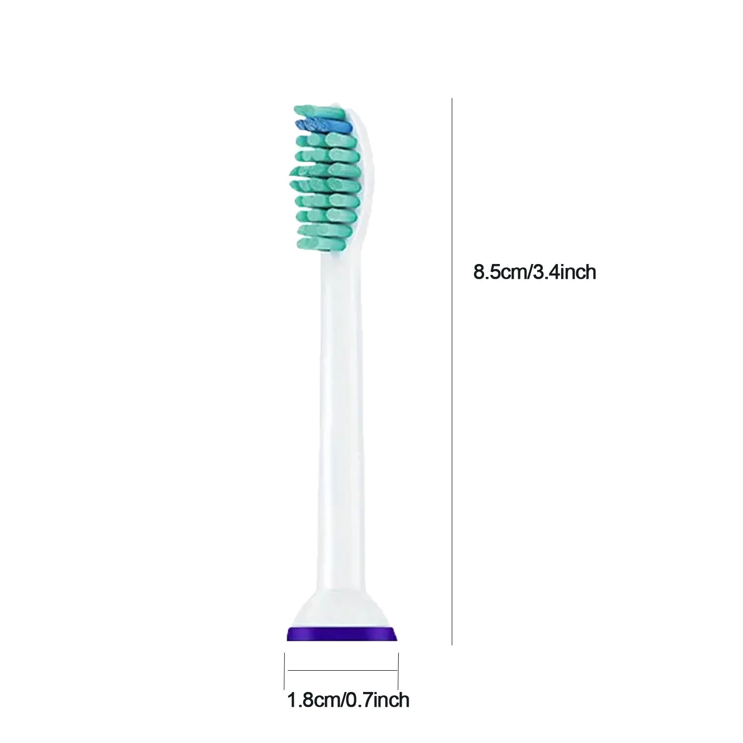 4-32pcs Electric Toothbrush Replacement Heads Compatible with Philips Sonicare Replacement Brush Heads Click-on Handles Beauty World Shop