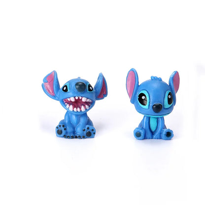 12Pcs MINI Stitch Anime Figurine Dolls Cartoon Lilo and Stitch Action Figures Collectible Decoration Model Toys Kids Gift Beauty World Shop