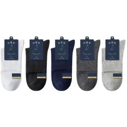10/5/3pairs Breathable Con Sports Stockings Men Bamboo Fiber Autumn and Winter Men Socks Sweat Absorption Deodorant Business Sox Beauty World Shop