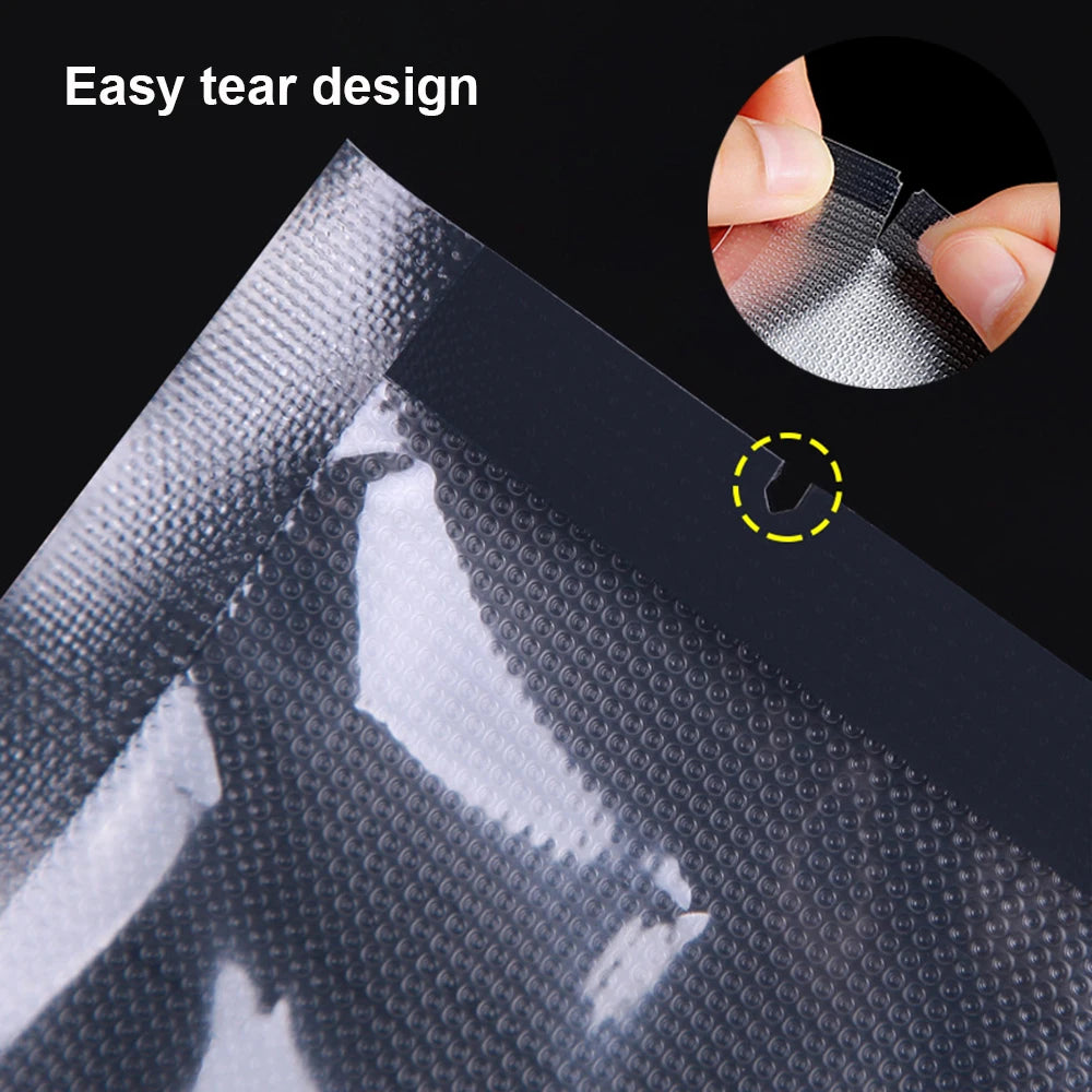 Vacuum Packaging Bags for Food 100pcs Food Storage Vacuum Bags for Vacuum Sealer Machine  Food Fresh Long Keeping Empty Bags Beauty World Shop