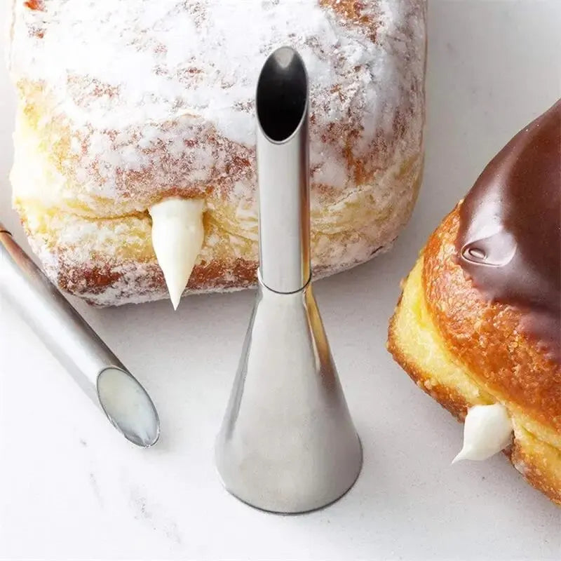 1PC Stainless Steel Puff Mouth Cake Puff Cream Flower Squeezer Western Pastry Cake Baking Tool Framed Mouth Baking Set Nozzle Beauty Trend Shop