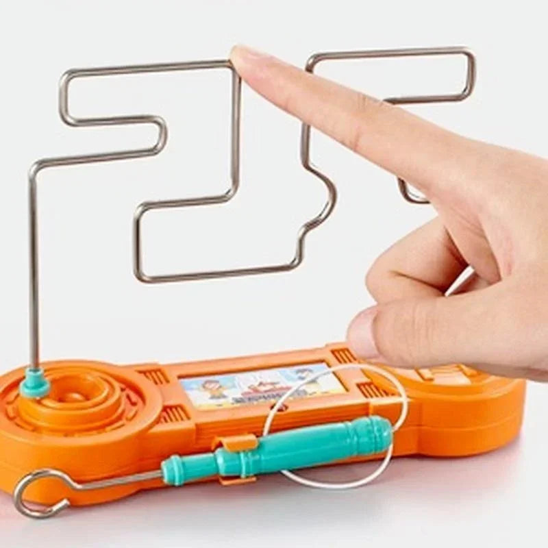 Kids Collison Electric Shock Toy Education Electric Touch Maze Game Party Funny Game Science Experiment Toys for Children Gift Beauty Fashion
