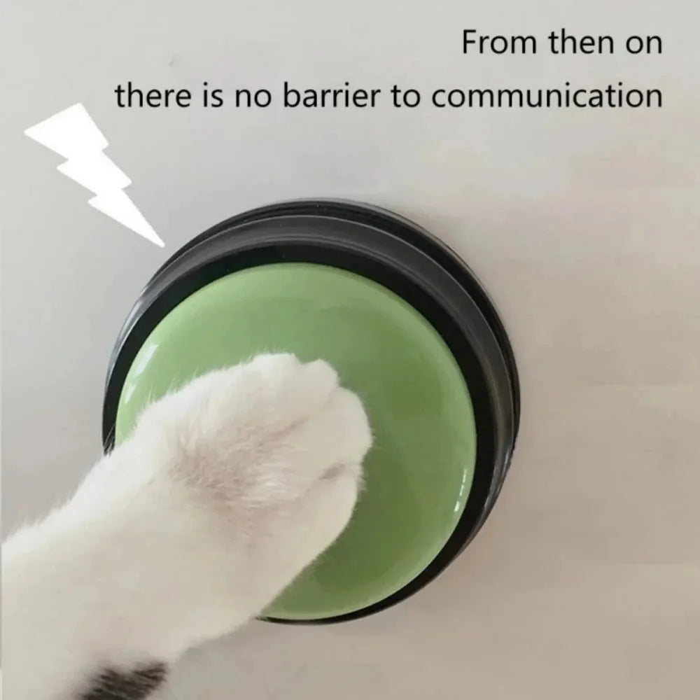 8PCS Dog Communication Buttons Voice Recording Button for Pet Training Buzzer 30 Second Record Playback Funny Gift for Talking Beauty World Shop