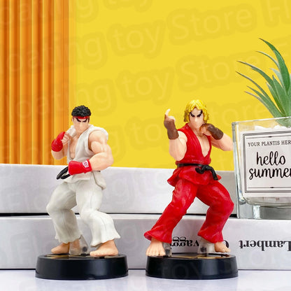 Anime Street Fighter Fighting Game Action Figure Ken Masters Hoshi Ryu PVC Kawaii Toys Dolls Room Decor Birthday Gift For Boys Beauty World Shop
