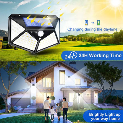 1/2/4Pcs Intelligent Light Controlled LED Solar Lights Waterproof Human Body Sensing Street Light for Outdoor Garden Lighting Beauty World Shop