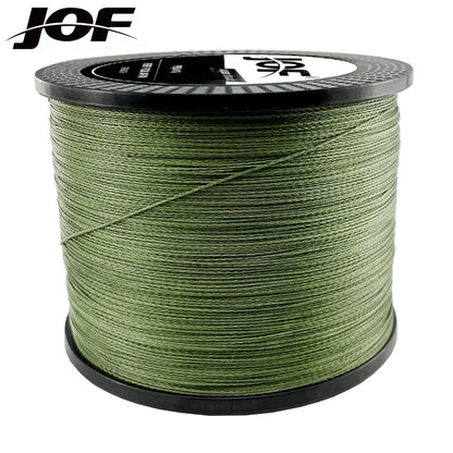 JOF 4 Strands Braided Fishing Line Multifilament 300M 500M 1000M Carp Fishing Japanese Braided Wire Fishing Accessories Pe Line Beauty World Shop