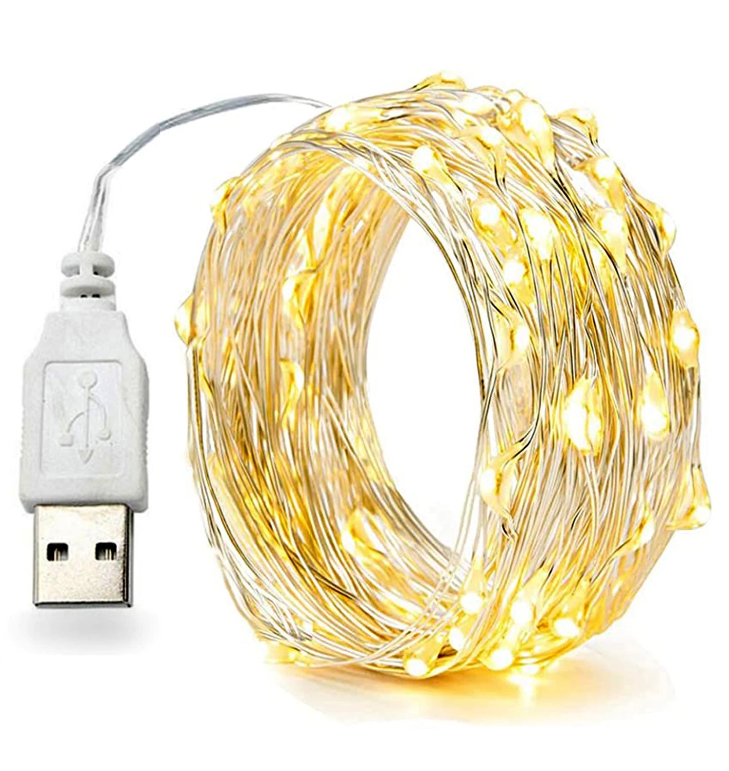 30M 10M Waterproof USB LED Lights String Copper Wire Fairy Garland Light Lamp Christmas Wedding Party Holiday Lighting wreath Beauty World Shop