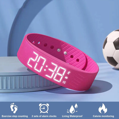 Smart Bracelet LED Digital Waterproof Smart Clock Smartband With running pedometer Monitor Smart Band Vibration Alarm Reminder Beauty World Shop
