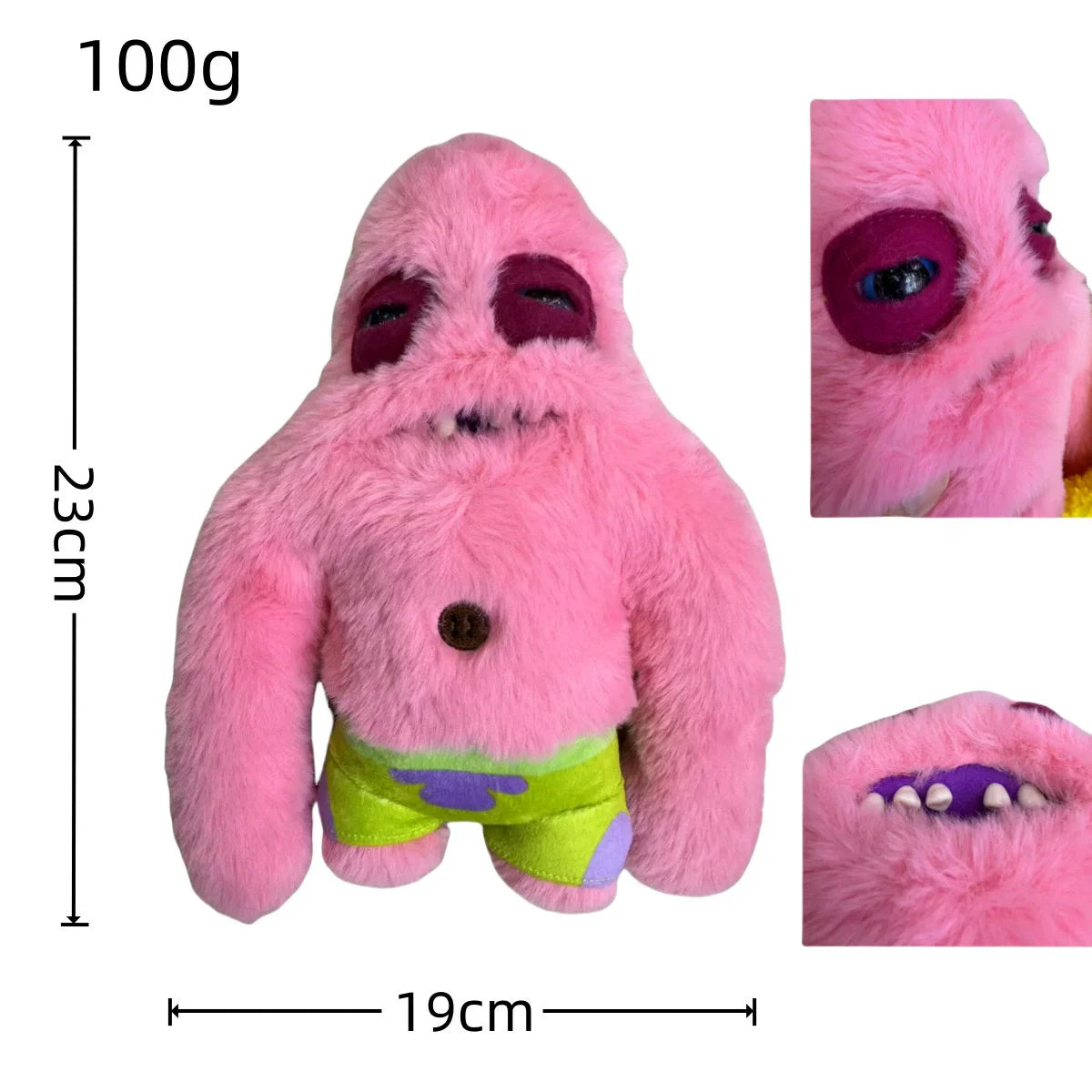 Spongebob Squarepants Patrick Star Series Plush Toys Little Monsters Funny Ugly Monster Tooth Birthday Christmas Gift Beauty World Shop