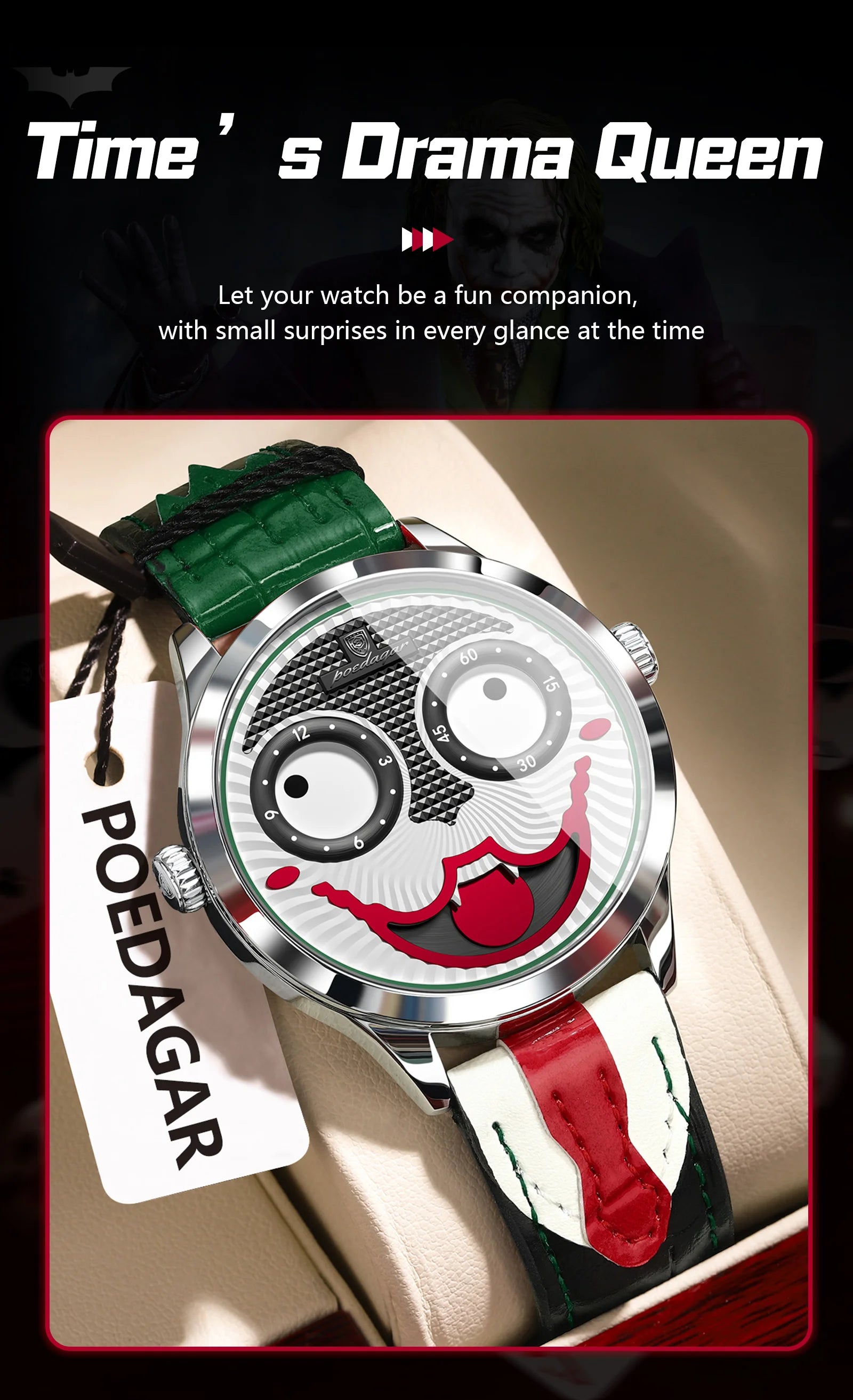 POEDAGAR Original Luxury Watch For Man Waterproof High Quality Male Wristwatch Quartz Leather Sports Fashion Men's Watches Reloj Beauty World Shop