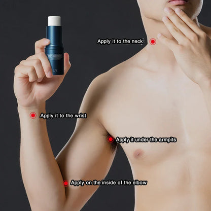 Fanzhen Men's Solid Cologne - Light and Fresh Scent, All-Over Use, Portable Stick for On-the-Go Convenience Beauty Trend Shop