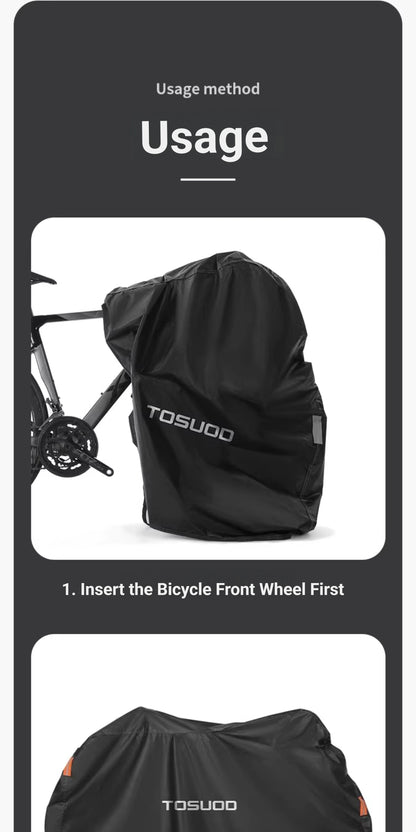 TOSUOD Thickened bike rain cover, All-Inclusive Design Rain Snow Dust  New All Weather Protective Sunshade  Protective Covers Beauty World Shop