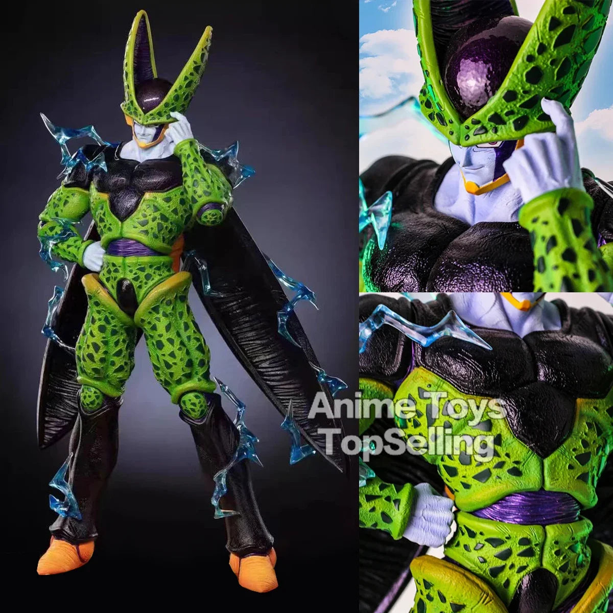 35cm/13.7in Anime Dragon Ball Z Figure Explosion Cell Figure PVC Collectible Model Toys Gifts Beauty World Shop