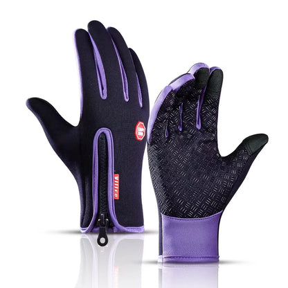 Winter Ski Gloves Men Bike Cycling Gloves Windproof Cold Proof Full Finger Outdoor Waterproof Bicycle Motorcycle Riding Mitten Beauty World Shop
