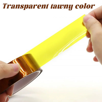 5-40mm Kapton Tape Polyimide Adhesive Insulating Adhesive Tape Каптоновый Скотч Heat Tape for Board Protection Beauty World Shop