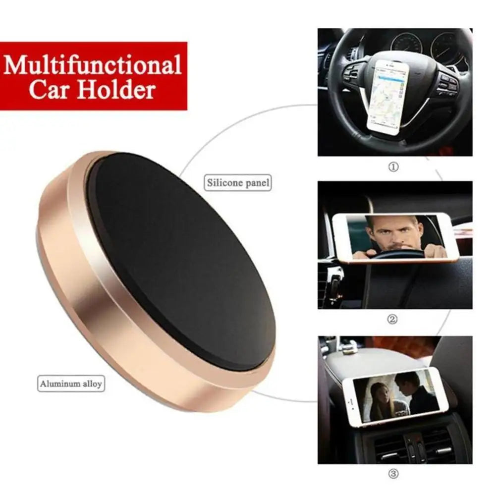 Car Magnetic Phone Holder 360°  Stand Magnet Car Mount Cell Mobile Phone Wall Nightstand GPS For iPhone Android Universal Beauty World Shop