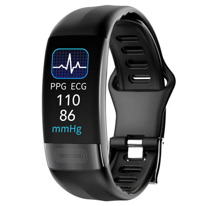 ECG+PPG Smart Wristband Fitness Tracker for Women Men Calorie Blood Pressure Waterproof Sport Smartband Health Smartwatch Beauty World Shop