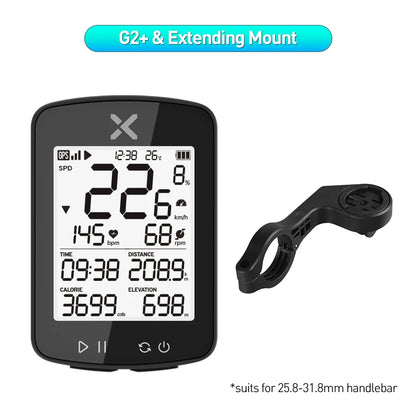 XOSS G2 Plus Bike Computer Wireless GPS Cycling Speedometer Waterproof ANT+ Cadence Speed Smart Bicycle Odometer Roadbike MTB Beauty World Shop