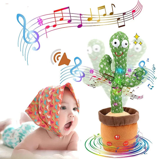 1pc Dancing Cactus Toy,Repeat Talking ,Song Speaker Wriggle Dancing Sing Talk, Plushie Stuffed ,Interaction and Decoration Beauty Fashion