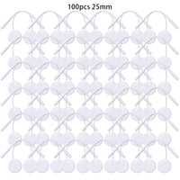 100pcs 25mm white