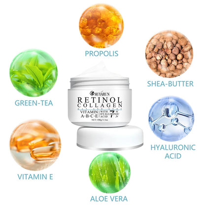 Rich in vitamin E, shea butter, wrinkle, anti-aging, exfoliating tender skin, suitable for men and women Beauty World Shop