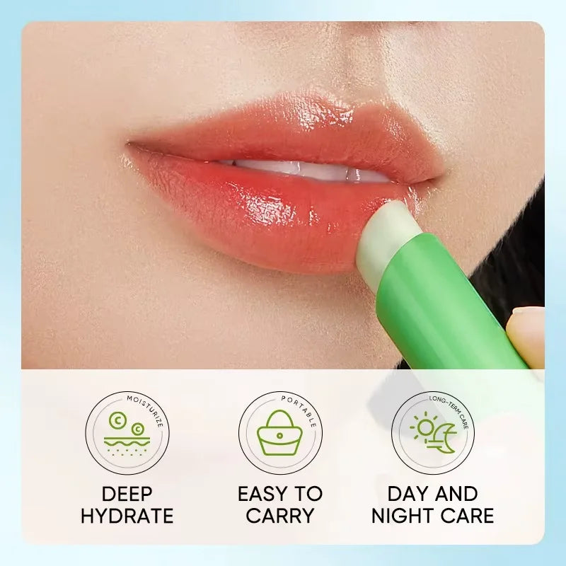 Aloe Lip Balm Healing Lasting Moisturizing All-natural Lip Mask For Dry Lips Lip Moisturizing Power Lip Care Nourishing Repair Beauty World Shop