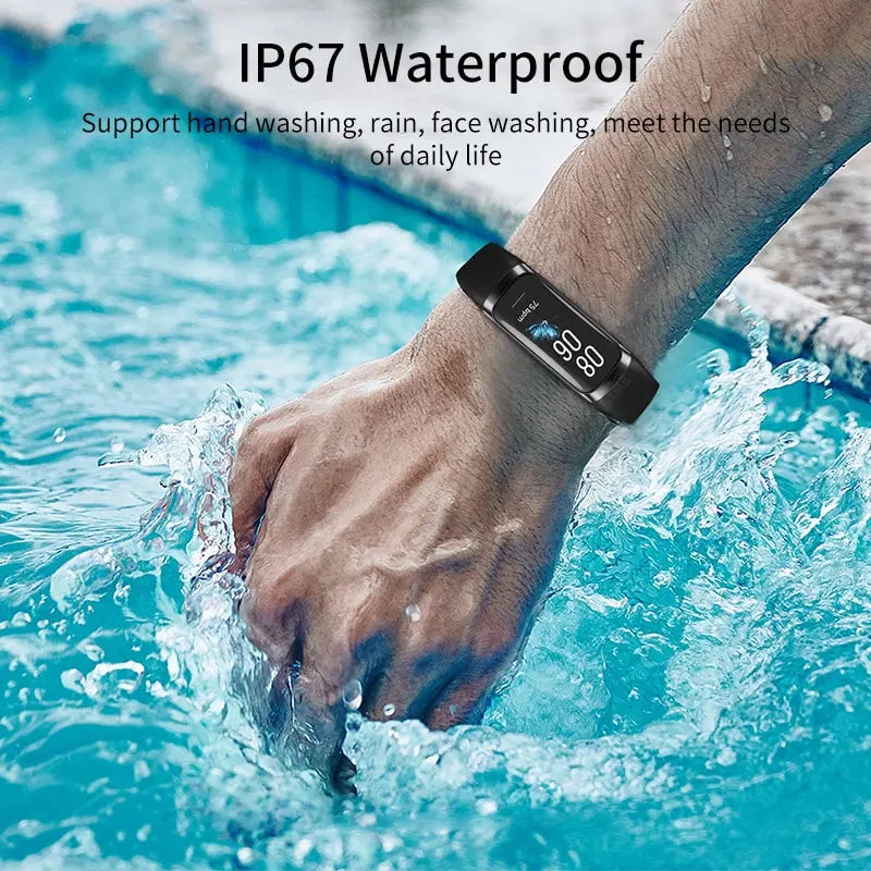 LIGE Amoled Smart Watch Men 2023 Smart Band Women Heart Rate Blood Smartwartch Waterproof Smart Bracelet Sport Fitness Tracker Beauty World Shop