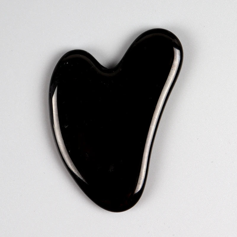 Heart Guasha Stone Face Rose Quartz Jade Massage Tool Chin Nose Lifting Firming Scraping Board Massage Facial Health Care Skin Beauty World Shop