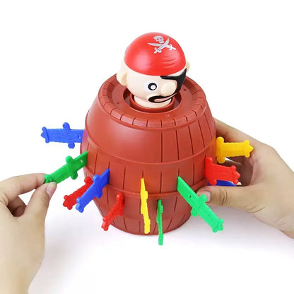 Pirate Bucket - Mr. Sword Bucket - Interactive Board Game, Mock and Trick Game - Trick Pirate Bucket, New and Unique Trick Game Beauty World Shop