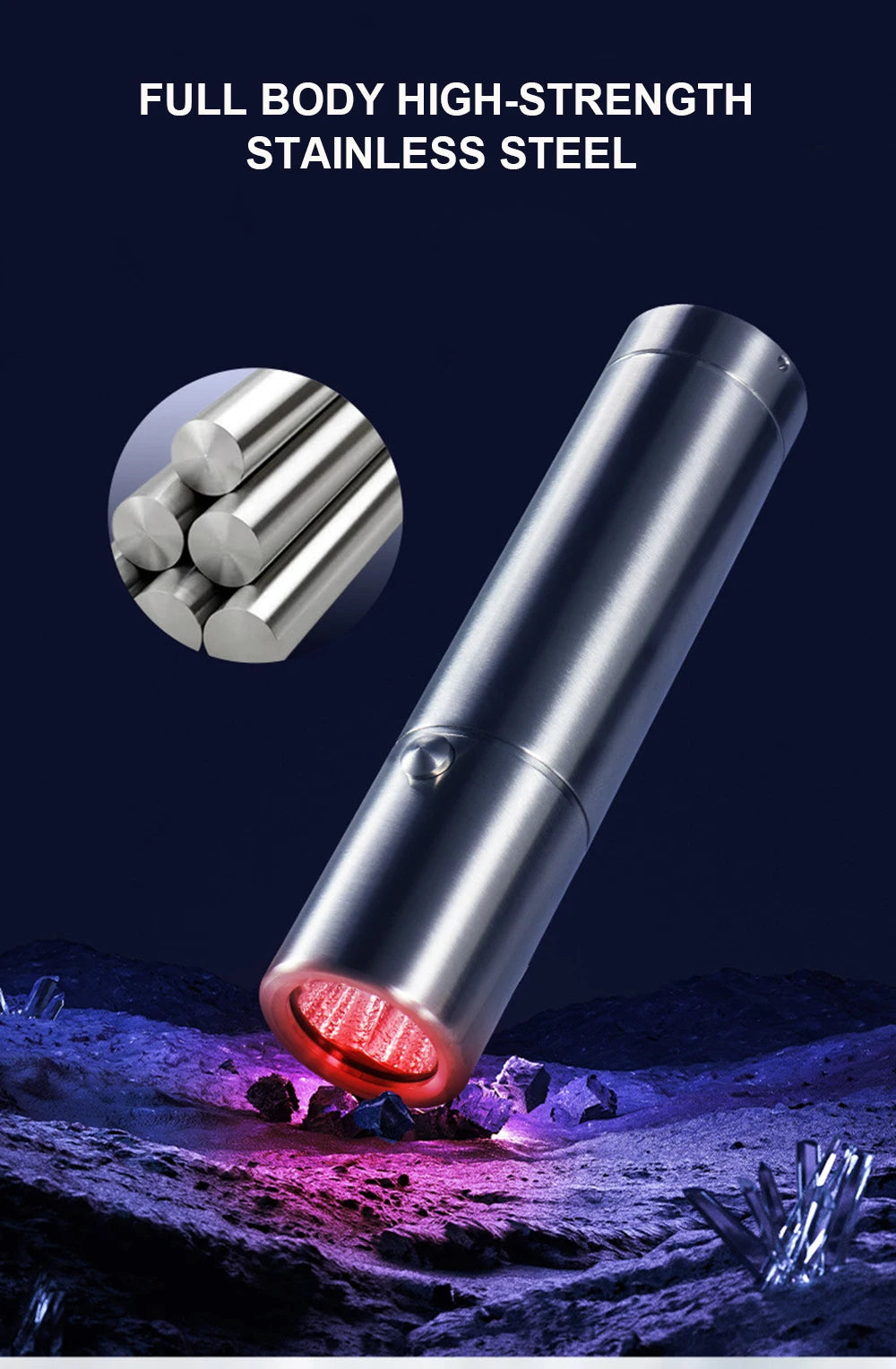 Red Light Therapy Wand Device for Body Relief Acne Treatment With 5 Wavelengths Near Infrared 900nm Light Therapy Skin Health Beauty World Shop