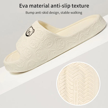 Non-slip Slippers Female Outer Wear 2024 New Bathroom Bathroom Indoor Home Sandals Female Summer Eva Beauty World Shop