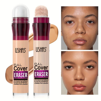 New Sponge Head Concealer for Dark Circles Freckles Acne Pigmentation and Blemishes Long Lasting Moisturizing Liquid Foundation Beauty World Shop