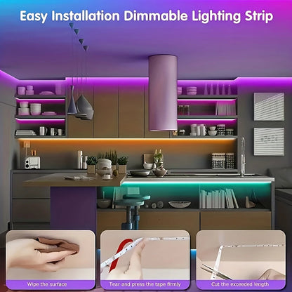 Led Strip Lights with 44 Key Remote Control 1m 5m 10m 20m RGB Tape Led Wall Room for Home Bedroom Party Decor TV Backlight Beauty World Shop