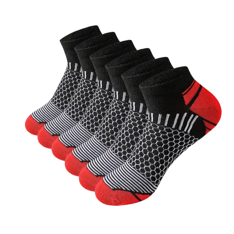 6/12 Pairs Colorful Men's Low Tub Socks Fashion Comfortable Autumn Classic Black Business Sock High-quality Men's Short Socks Beauty World Shop