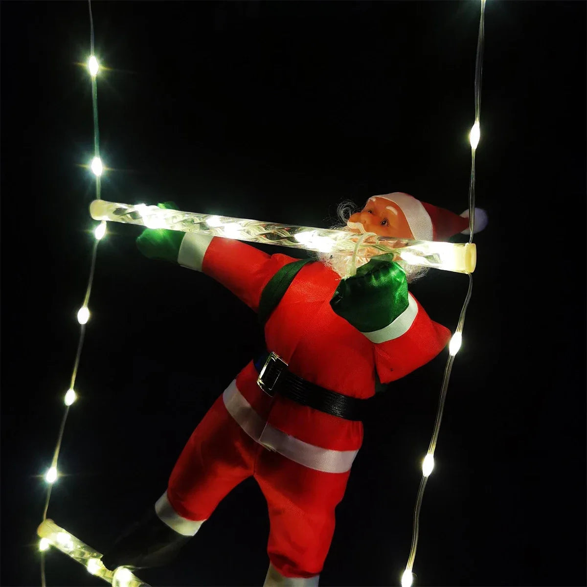 3M Santa Claus Climbing Ladder Outdoor Christmas Decoration Home Garden Cristmas Tree Ornement New Year Gift Xmas Tree Decor Beauty World Shop