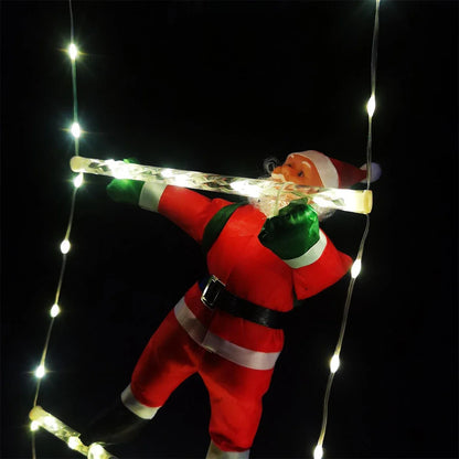 3M Santa Claus Climbing Ladder Outdoor Christmas Decoration Home Garden Cristmas Tree Ornement New Year Gift Xmas Tree Decor Beauty World Shop