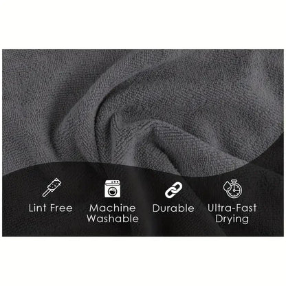 Microfiber Cleaning Cloths for Bicycle Car Kitchen Towel Absorbent Soft And Stain-removing Cloth Reusable Cleaning Towels Beauty World Shop