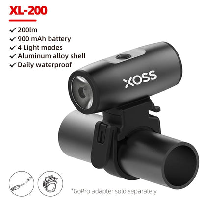 XOSS 200-3000 Lm Bike Light XL1200 Headlight Waterproof Rechargeable Front Lamp Bicycle Light Aluminum Ultralight Flashlight Beauty World Shop